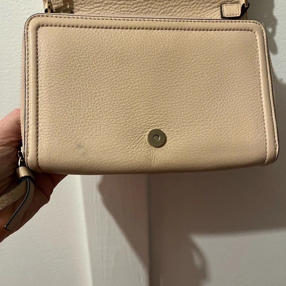 Tory Burch Pink Leather Crossbody Bag/Wallet - Picture 8 of 10